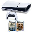 Consola Playstation PS5 Slim Standard + Hogwarts Legacy PS5 + Uncharted Collection Legacy of Thieves PS5 For Cheap