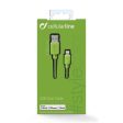 Cabo de Dados Cellularline Tipo A Lightning USB 2.0 1 mt Verde Online Sale