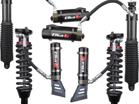 2003-2009 Toyota 4Runner Elka 2.5 DC Reservoir Front & Rear Shocks Kit - Stock Geometry Online now