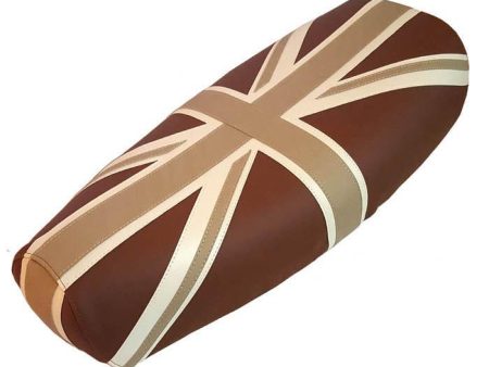 Genuine Stella Seat Cover Union Jack Earthtone Brown For Cheap