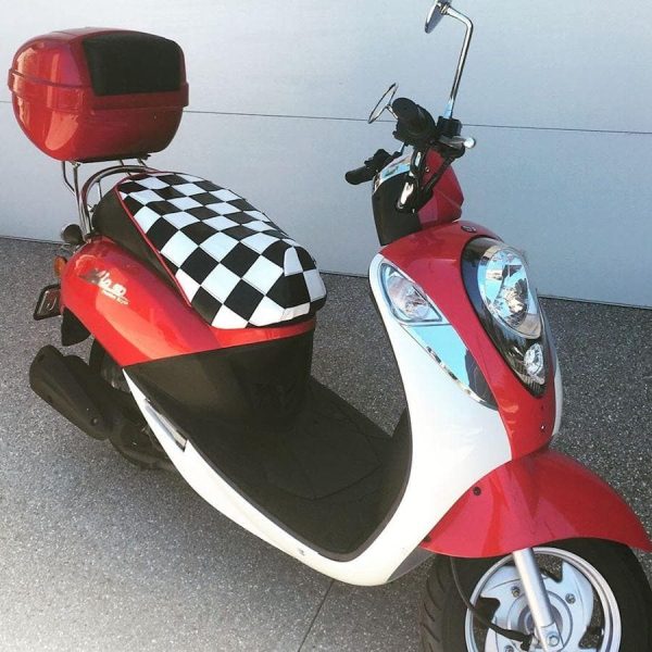 Sym Mio 50 - 150 Checkers Seat Cover Online Sale