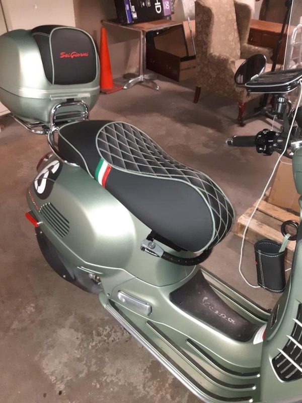 Vespa GTS EuroGel Sei Giorni Sport Saddle Diamond Seat Cover For Sale