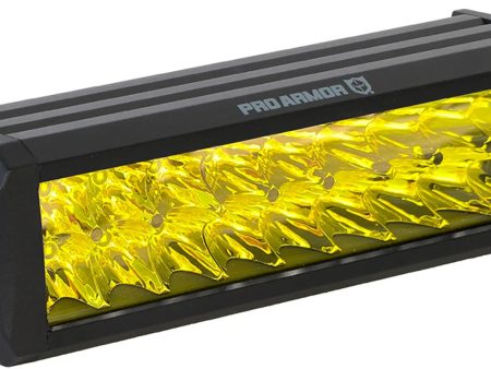 11  Spot LED Dual Row Lightbar -Amber on Sale