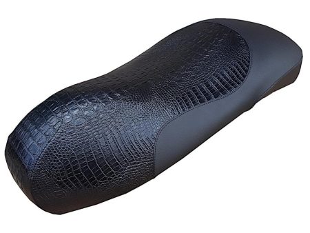 Vespa GTS Euro Gel Sport Saddle Croc Gator Black Seat Cover Hot on Sale