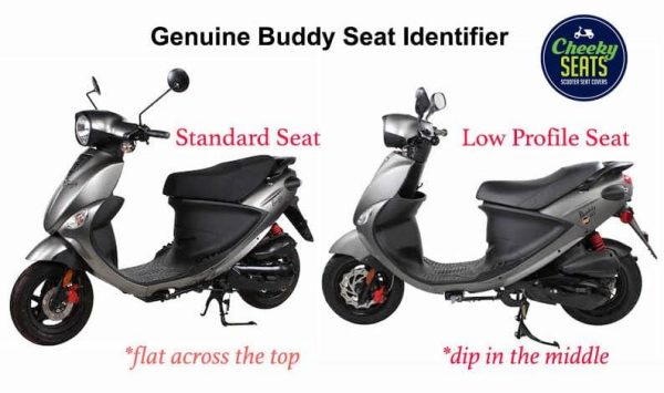 Genuine Buddy Black Tuck and Roll Padded Seat Cover Online Sale