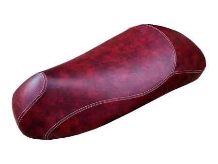 Vespa GTS GTV Euro gel Oxblood Seat Cover French Seams Online Sale