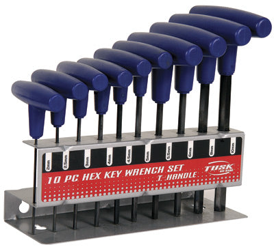 TUSK - 10 PIECE HEX KEY WRENCH SET For Sale